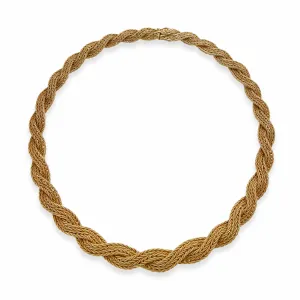 18K Gold Rope Necklace