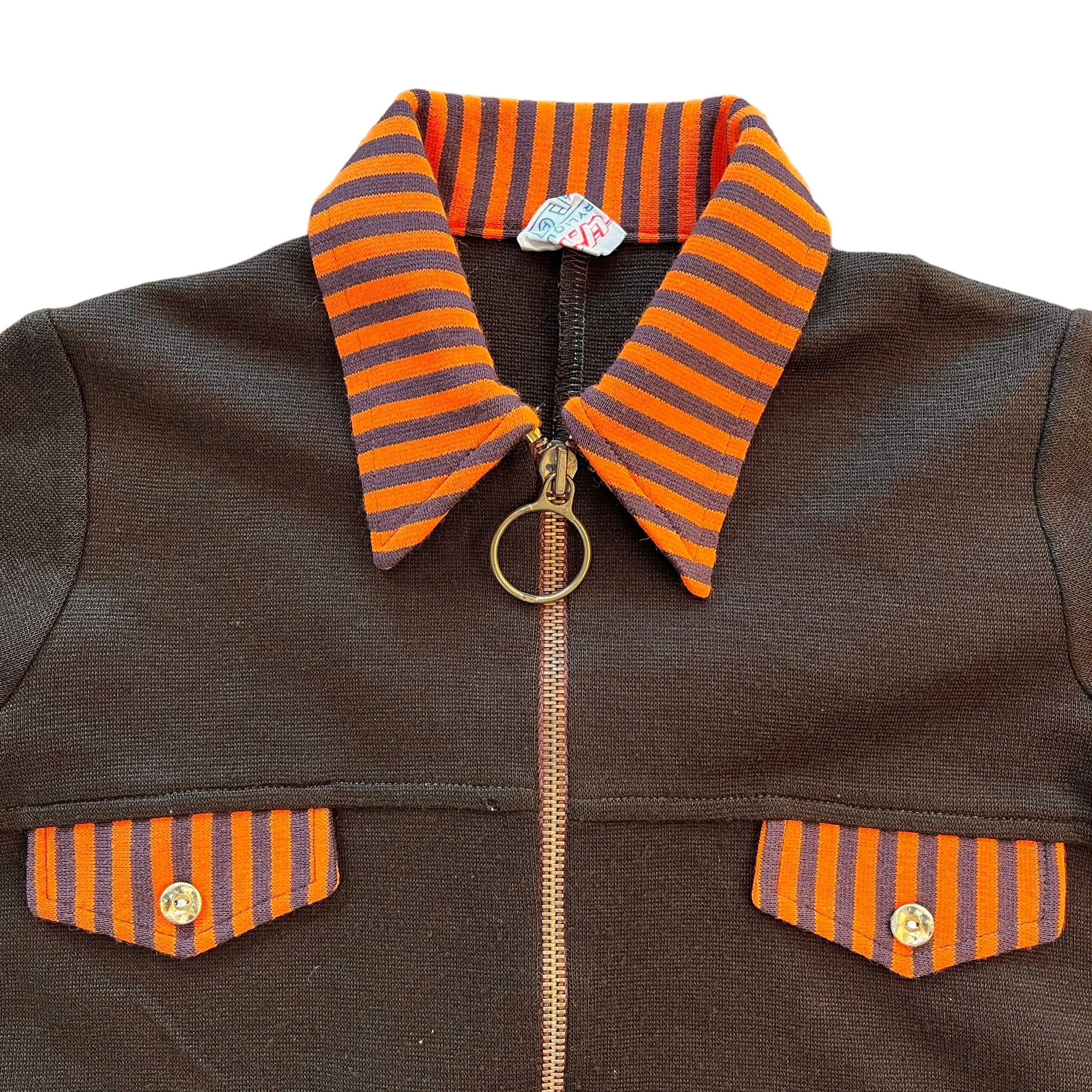 1960's Brown Mod Dress / 5-6Y