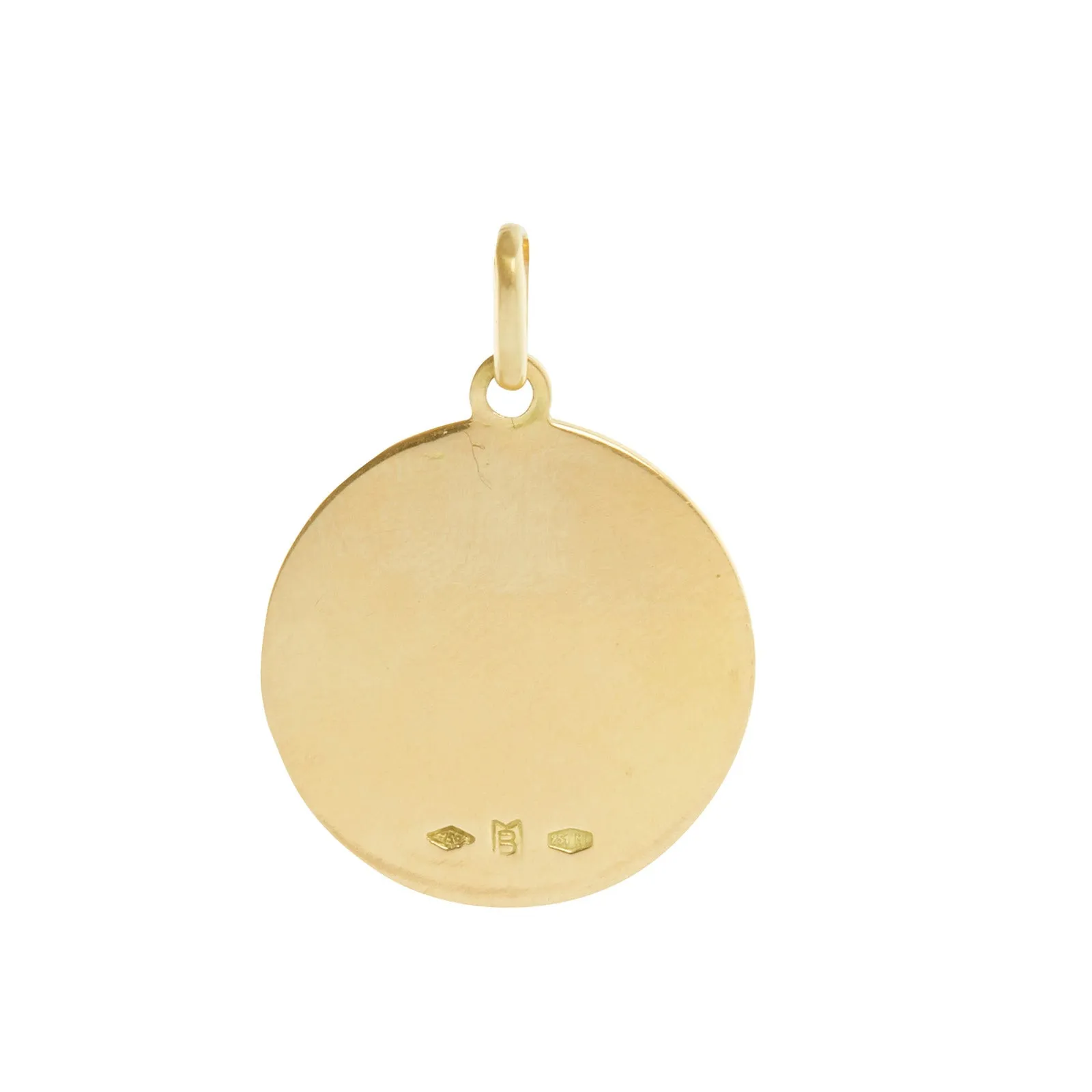 Aquarius Enamel Charm