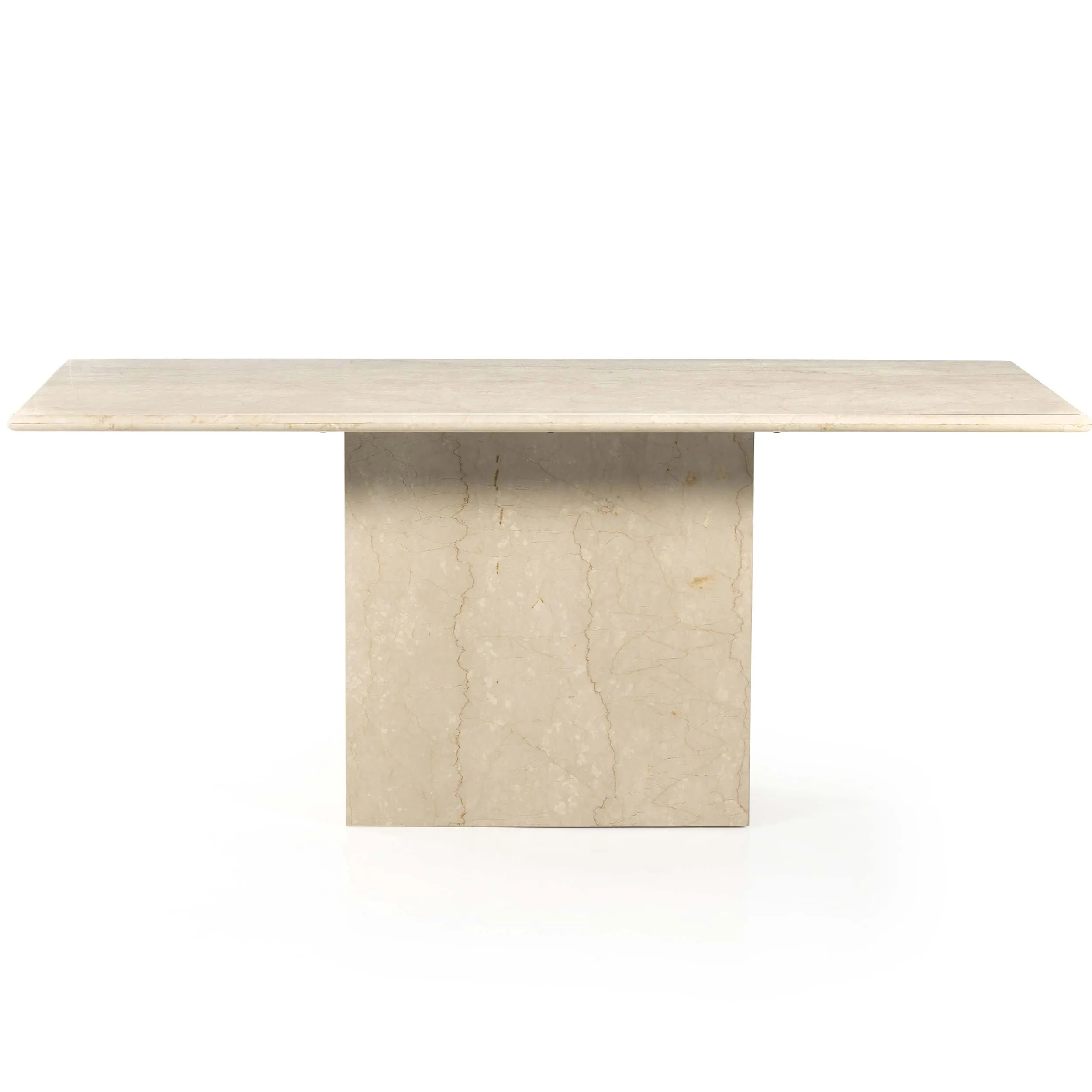 Arum Dining Table, Cream Marble