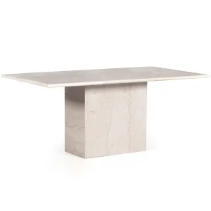 Arum Dining Table, Cream Marble