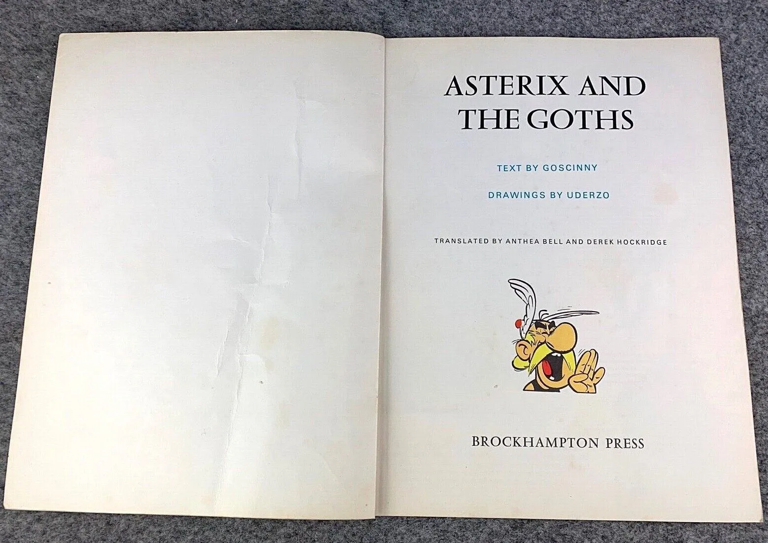 Asterix & the Goths - 1970s Hodder/Dargaud UK Edition Paperback Book Uderzo