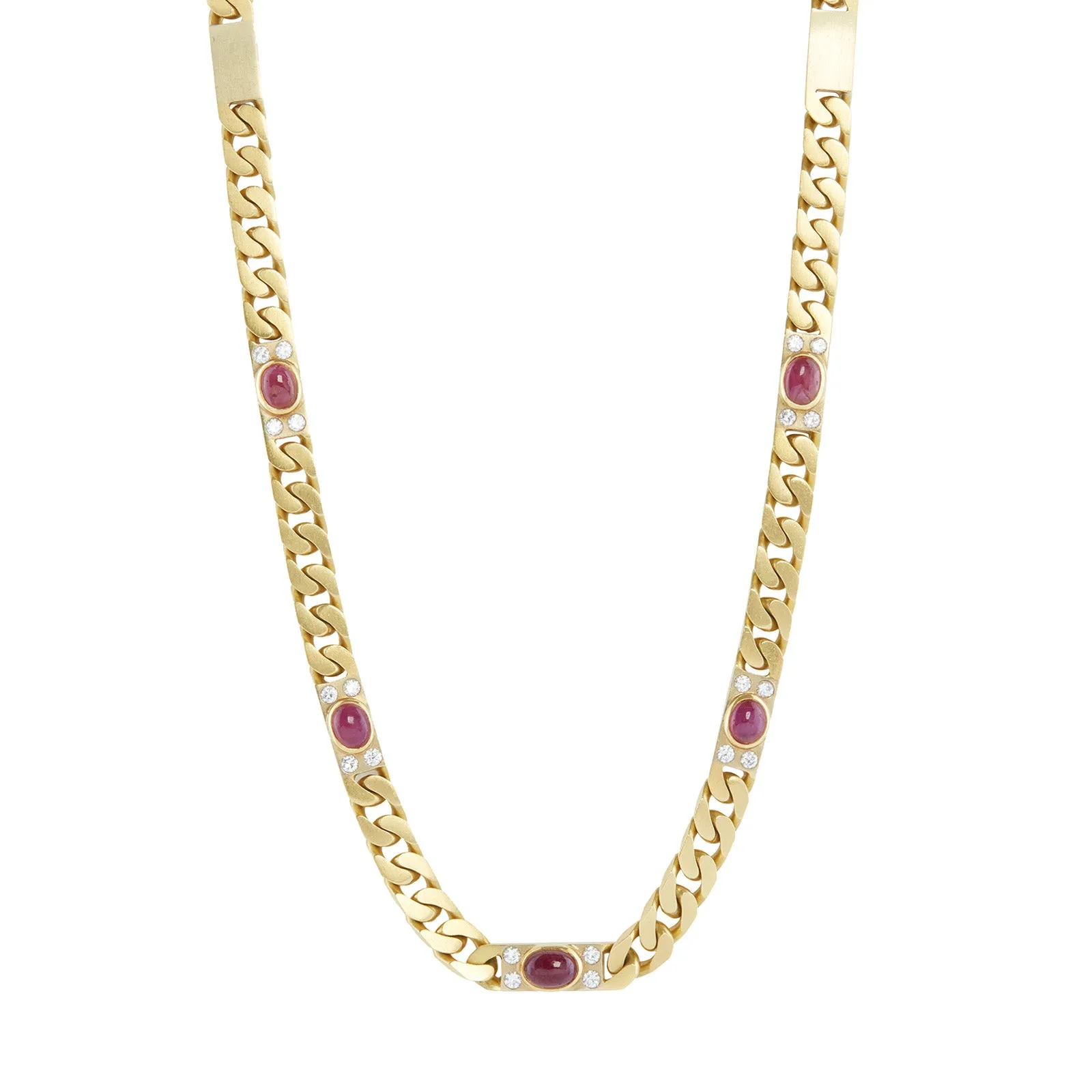 Carlo Weingrill Necklace - Ruby and Diamond