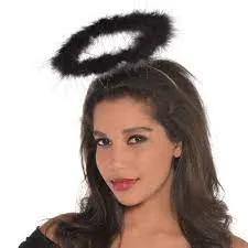 Fluffy Marabou Halos for Devils and Angels 473